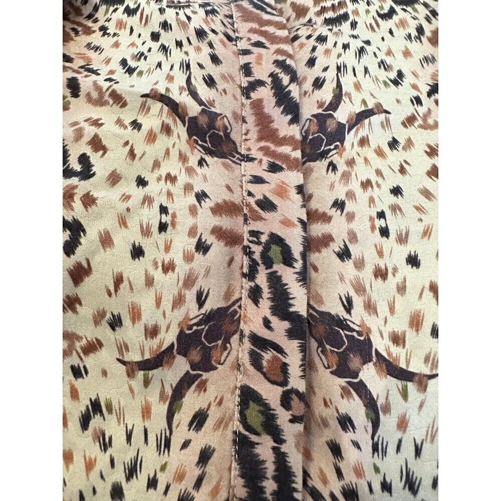 All Saints Toni Arietta animal print southwestern Shirt - Picture 9 of 11